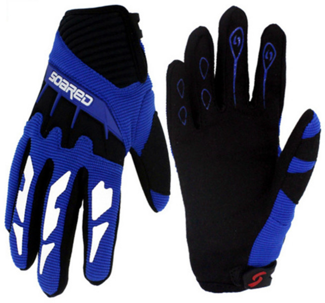 3-12 세 어린이를위한 장갑 따뜻한 균형 푸시 킥 자전거 스케이트 스케이트 자전거 오토바이 풀 핑거 키즈 라이딩 사이클링, 파란 장갑, xxs, 1개