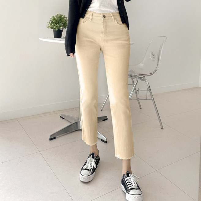 쏘옷 여성용 로니 슬림 일자 팬츠