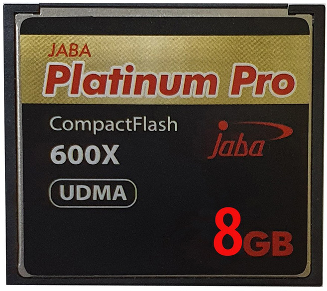 JABA CF8GB 600X CF메모리카드 디지털카메라 메모리, 1개, 8GB