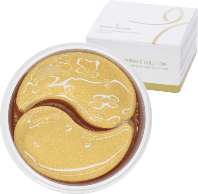 뷰그린 콜라겐 골드 하이드로겔 아이 패치 60매 다크서클 패치 눈밑주름 눈가주름팩, 60매입, 1개