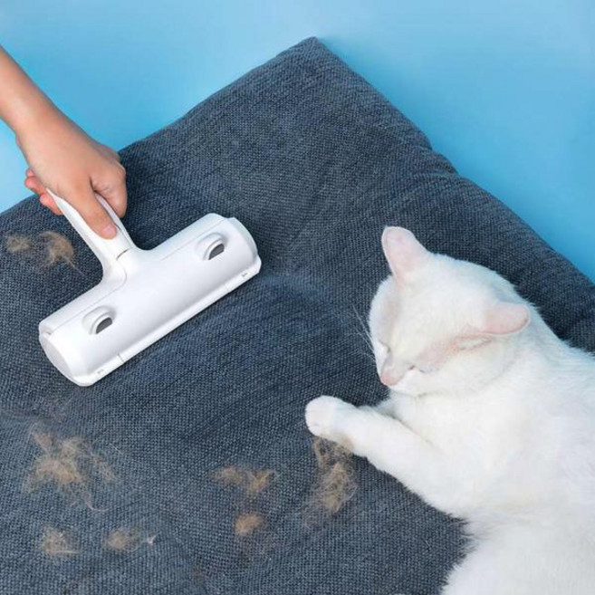 카페트 이불 패브릭쇼파 강이지 고양이 털청소기, 1개, 화이트