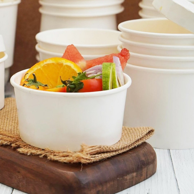 유성 종이용기 520cc무지, 1박스, 300개입