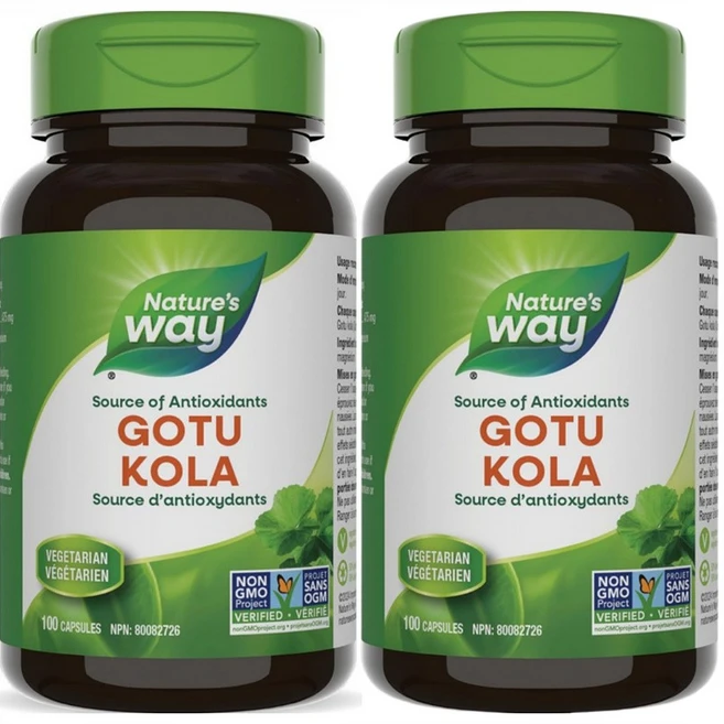 2세트 하지 부종 고투콜라 허브 네이쳐스웨이 1개100정 캐나다내수용, 2개, 100정 - 쿠팡