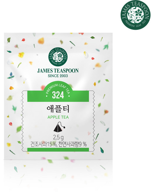 제임스티스푼 티 샘플러 애플티 1티백, 2.5g, 1개, 1개입