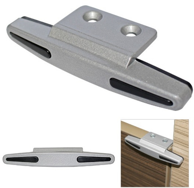 5-3 공구생활 큐비클 보호대 S-403 화장실 스토퍼 부속 받침 문콕방지, 회색, 1개