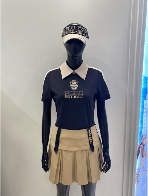 5F [신사] 파사디 골프 여성 해골 카라티셔츠 P24MTY162X