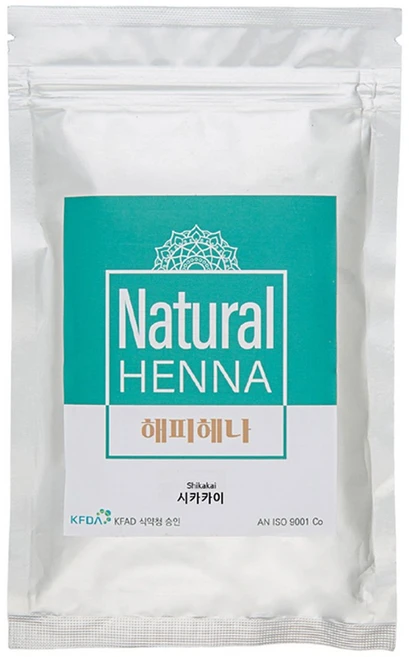해피헤나 100g 헤나염색약 헤나가루 천연헤나염색, 03.시카카이, 1개 - 쿠팡