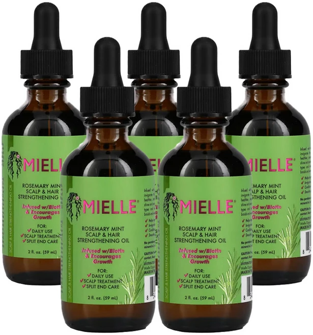Mielle 미엘 오일 로즈마리 민트, 5개, 59ml - 쿠팡