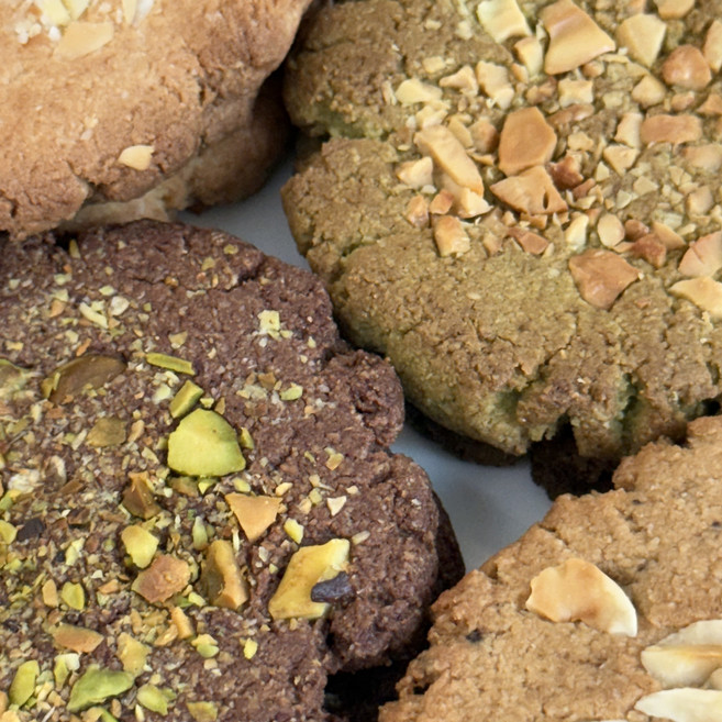 비건쿠키 6개, 헤이즐넛 커피쿠키 6개