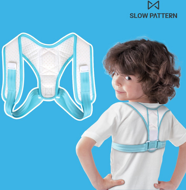 SP 어린이 아동 슬림 등 허리 바른자세 교정벨트, 1개