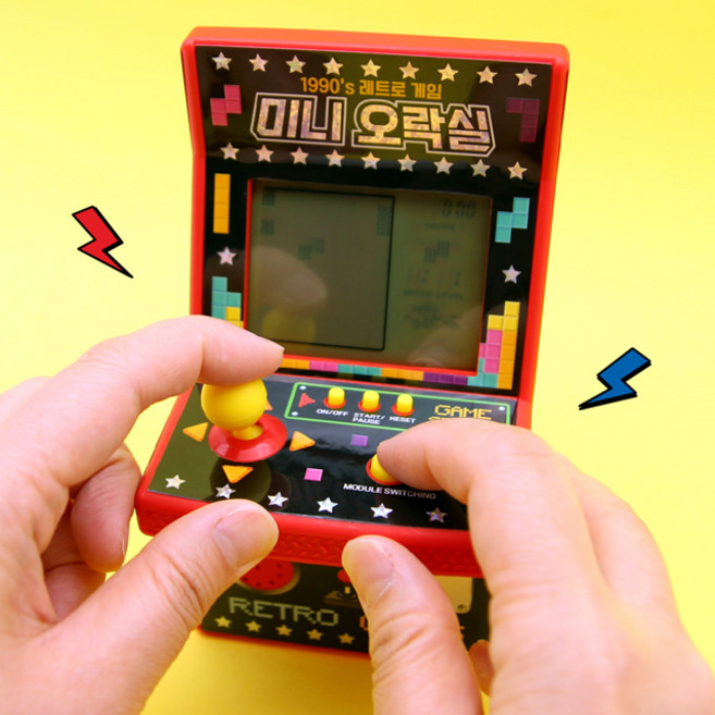 아트박스/문구앤토이스 1990′s 레트로게임 미니 오락실 (랜덤발송), 상세페이지 참조, 1개