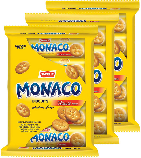 팔레 모나코 크래커 (5개입) 대용량, 316.5g, 3개