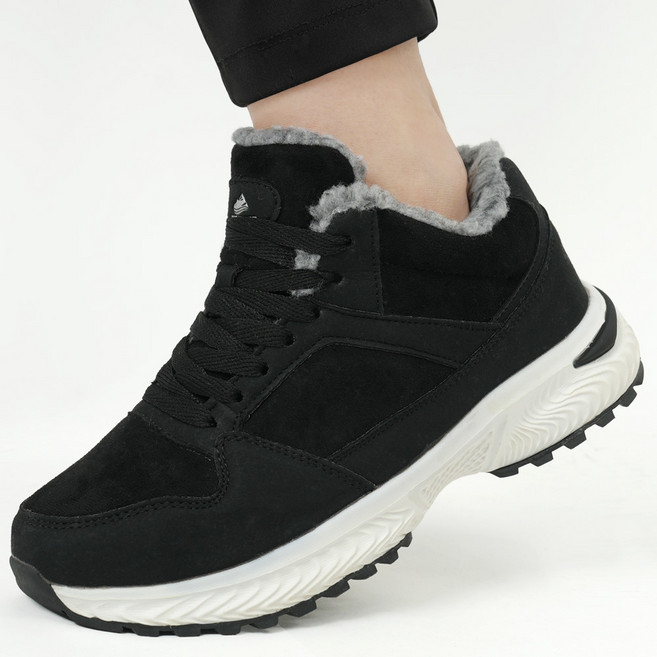 SSOOSS 겨울 운동화 남자 털운동화 여성 방한화 방한 털 신발 겨울신발 TR91H3