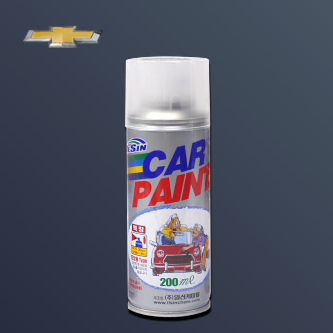 일신 쉐보레 자동차 스프레이 카 페인트 차량용 셀프도색, GCV 퓨터그레이_스프레이, 1개