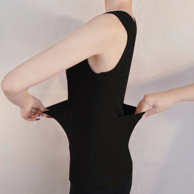 【可開票】-保暖背心女生 暖宮發熱內衣 秋冬保暖內搭 保暖内衣 德絨暖腹 無痕 緊身束腹顯瘦 雙面磨毛 護肚暖胃