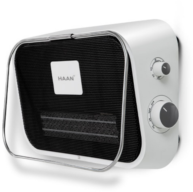 한경희생활과학 PTC 온풍기 욕실 난방기 스탠드 벽걸이 전기히터, HAAN-4000(화이트)