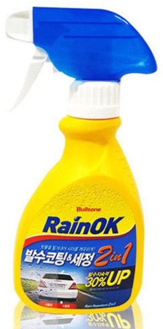 자동차용품 쿨샵 블스원 레인OK 발수코팅 스프레이 유리코팅제, 2in1스프레이300ml