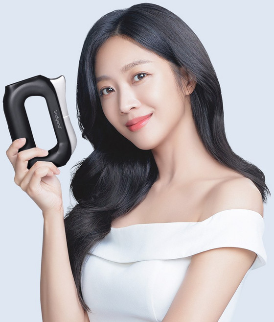 바디앤 슬림핏 EMS 저주파 바디라인 괄사 마사지기(전용 마사지젤 증정), 펄블랙