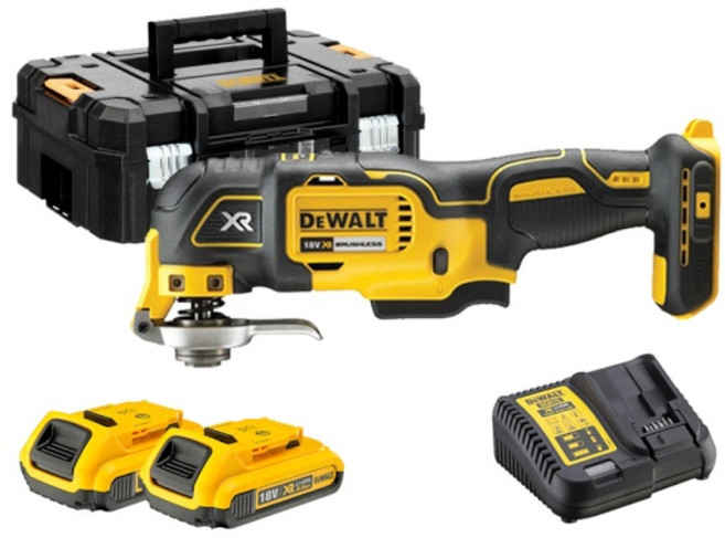 (Dewalt) 디월트 20V MAX 충전 멀티 만능커터 컷터 캇타 카타 DCS355D2, 1개