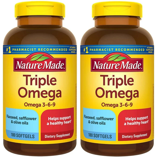 네이처메이드 네이처메이드 트리플 오메가 369 180정 x2통, 2개 - 쿠팡