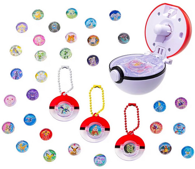 Pokemon 精靈寶可夢 寶可夢精靈球貼紙製作機, 1個, 紅色