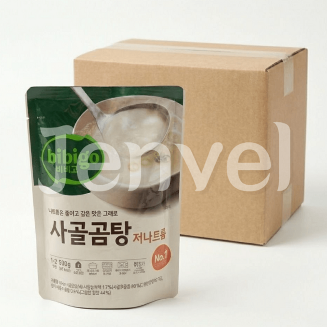 비비고 저나트륨 사골곰탕500g 18개(1박스), 단일, 18개, 500g