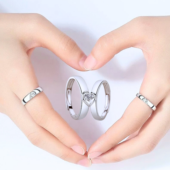 글로윅 서프라이즈 포장 하트 큐빅 오픈링 커플링