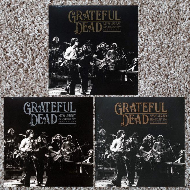 (수입 LP) Grateful Dead Vinyl Lot of 3 New Jersey Broadcast 1977 Vol 13 2LP Each, (수입 LP) Grateful Dead Vinyl Lo