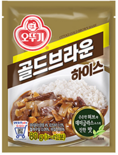 오뚜기 골드브라운 하이스, 80g, 18개