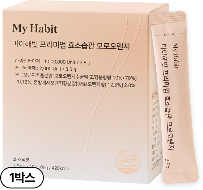 마이해빗 프리미엄 효소습관 모로오렌지, 105g, 1개