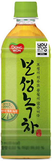 유어스 동원 보성녹차, 500ml, 12개