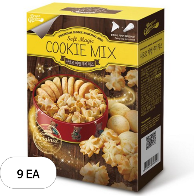 브레드가든 사르르 마법 쿠키 믹스, 330g, 9개