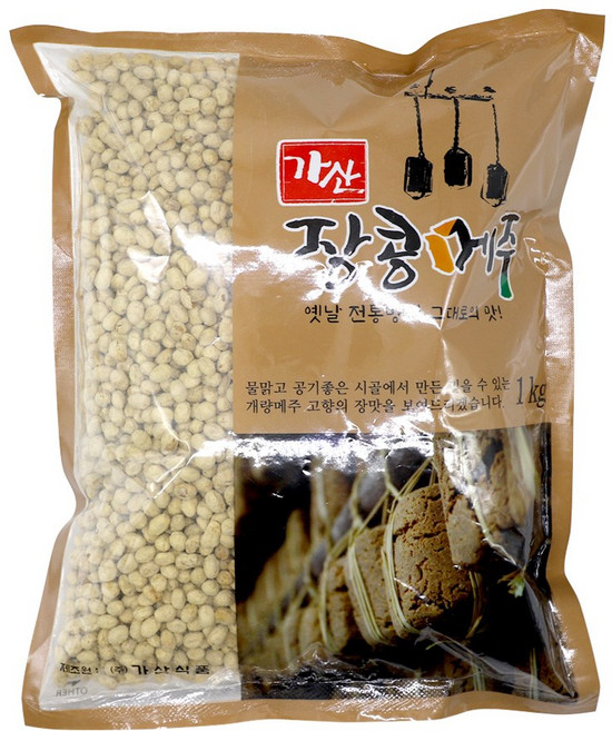 가산식품 장콩메주 1kg 수입산 옛날방식 전통방식 직접제조, 1개