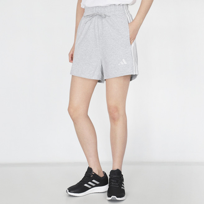 아디다스 여성 면 트레이닝반바지 3S SJ 쇼츠