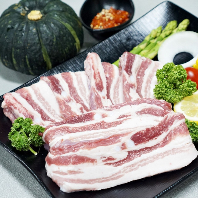 완주 봉숙이식품 국내산 냉장 삼겹살(구이용), 구이용(10~12mm), 1개, 500g