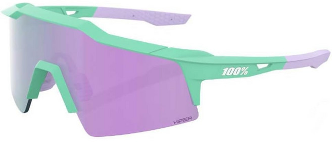 100% 스피드크래프트 스포츠 선글라스, 소프트 택트 민트