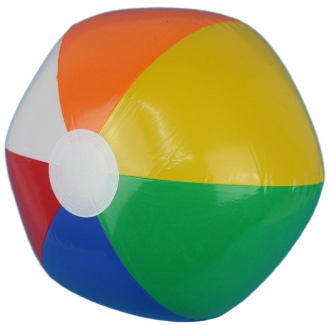 佳 海灘球 充氣玩具球 37cm 沙灘球, 六色, 1個