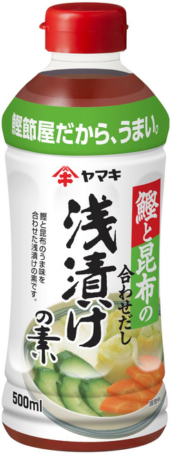 야마키 아사즈케노모토 가다랭이와 다시마 500ml×4개, 500ml