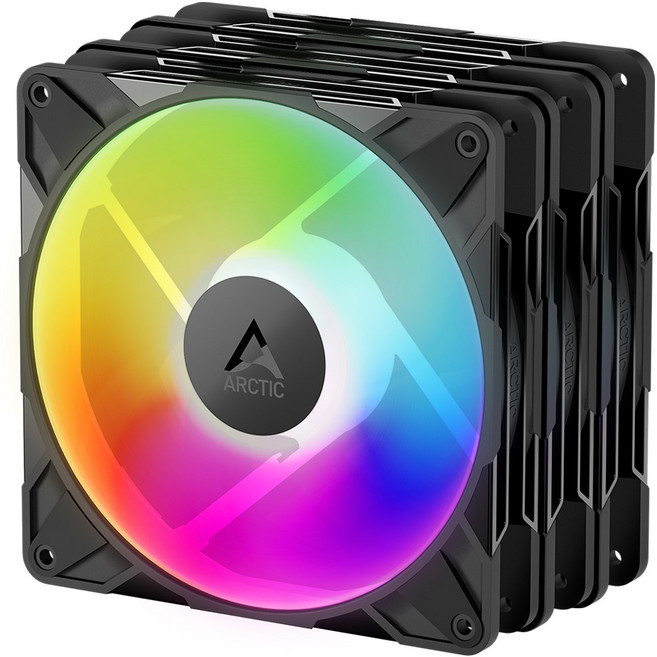 아틱 ARCTIC P14 Pro A-RGB 서린 시스템 케이스 쿨러 (3팩 블랙), 1개, 블랙, P14 Pro A-RGB 서린 (3팩)