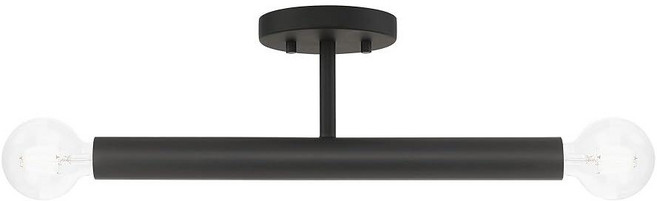 Livex Lighting 51139-04 코펜하겐 세미 플러시 블랙 435436, Livex Lighting, 51139-04, 코펜하겐