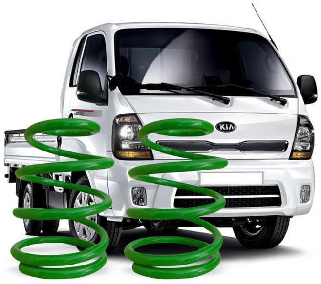 오토핏 퍼펙트 파워 코일스프링 2개 한세트, (고급형)녹색, 봉고3, 1세트