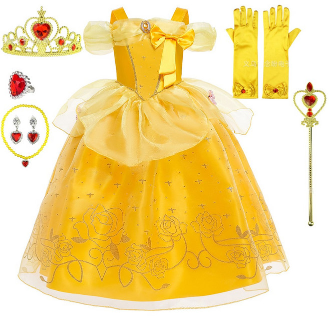 미녀와야수 벨드레스 6 악세사리세트 포함