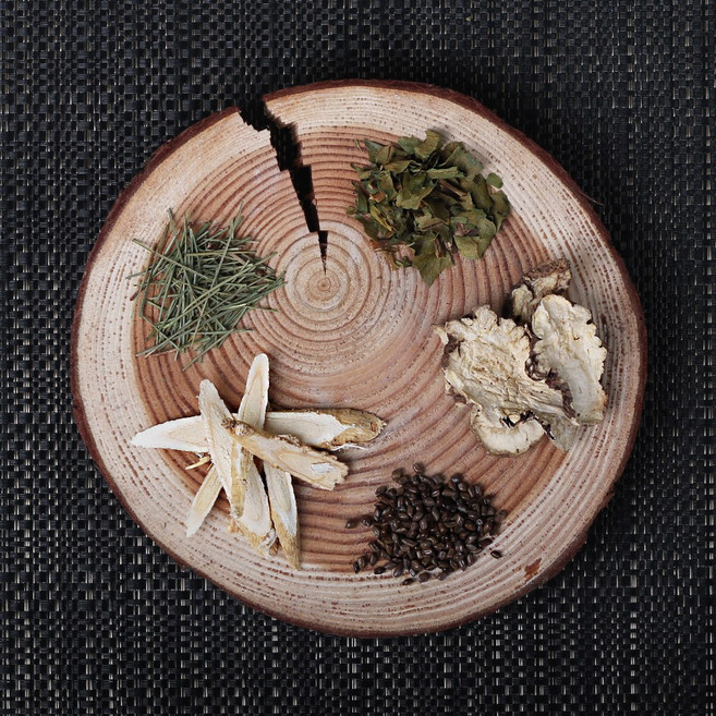 오색한방 (솔잎/황기/천궁/감잎/결명자) 세트, 1세트, 2.2kg