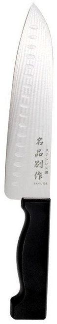 음식 안붙는 라운드 주방 식도 다지기 야채칼 가정 업소용 스텐칼 업소용주방칼, 1개, 블랙