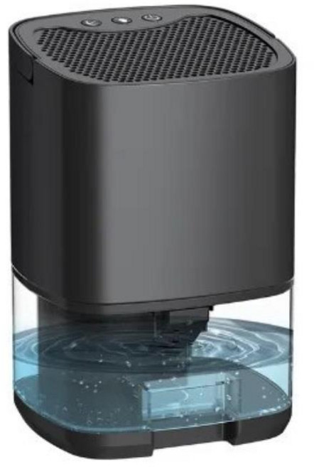 공기 필터용 휴대용 제습기 가정용 미니 침실 사무실 조용한 수분 흡수 소형, 01 Black_01 Eu 플러그