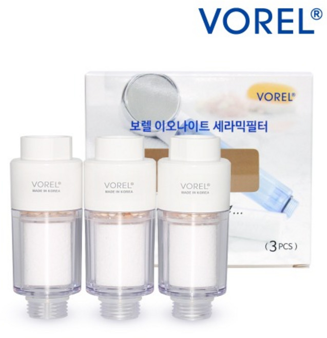 보렐 샤워기 필터 세트 3개입 (일반샤워기용), 1개