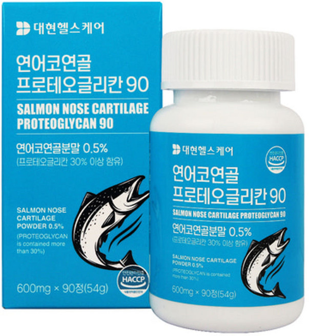 연어코연골 프로테오글리칸90 600mg x 90정 연골케어, 1박스