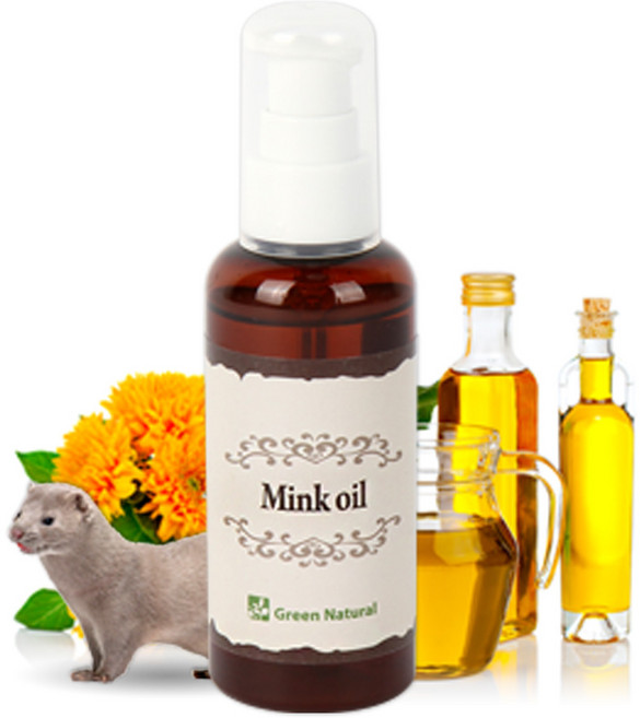 그린내츄럴 밍크 오일 100ml 미국산 비누 화장품 원료, 1개
