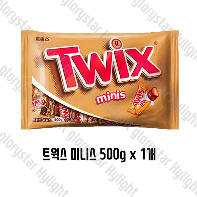 트윅스 미니 500g + 스니커즈 미니 500g, 1세트