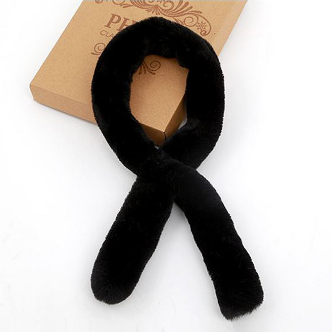 마녀플랜트 겨울아이템 기본 슬림한 심플 밍크털 페이크퍼 목도리